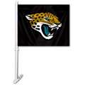 NFL Car Flag w/Bracket: Jacksonville Jaguars